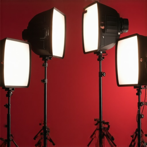 Professional studio lighting setup for content creation in 2024