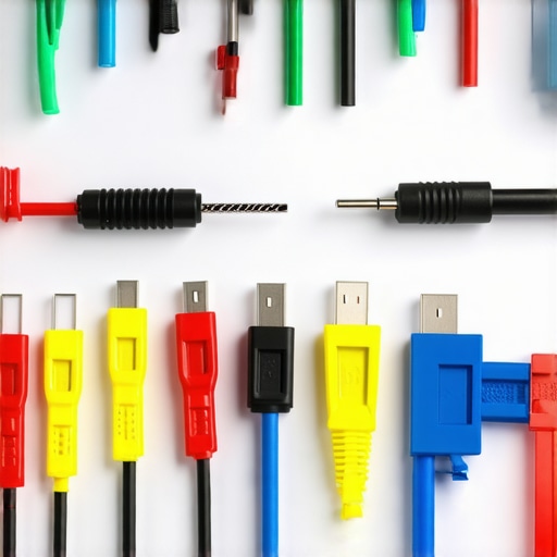 A neatly organized creator studio with cables secured using ties, clips, and mounts for a professional look.