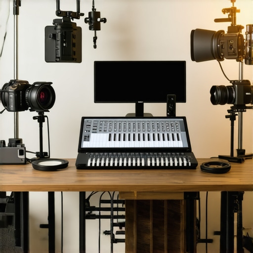 A tidy and well-maintained content creator's studio