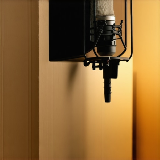 A diagram of a homemade soundproofing box with a microphone inside, showcasing sound-absorbing materials