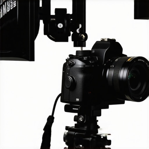 Optimal ISO and Lighting for Green Screen Close-up of camera ISO dial with softbox lighting equipment highlighting proper settings for green screen videos.