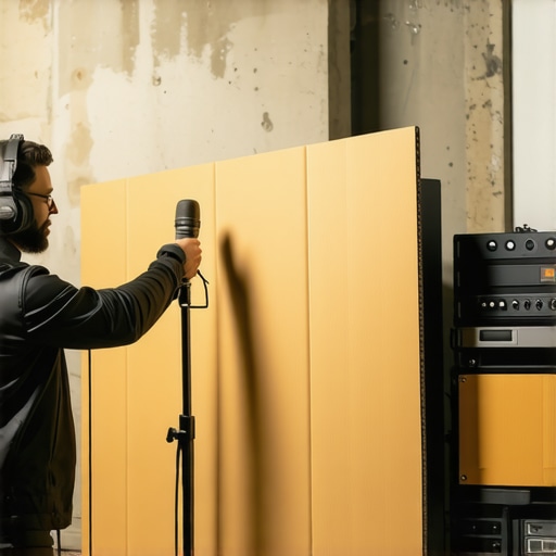 The Cardboard Baffle Trick for Cleaner Audio in Concrete Rooms