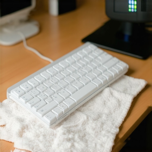 The Towel Under the Keyboard Trick for Quieter Voiceovers