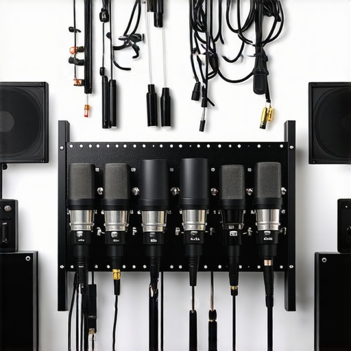 Well-organized Creator Studio Equipment A tidy creator studio with labeled cables, clean microphones, and well-placed lighting gear indicating ongoing maintenance.
