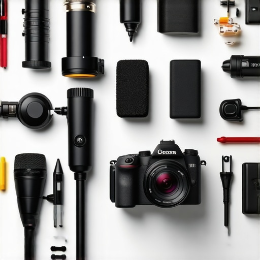 A well-organized creator's studio with tools for maintenance and setup