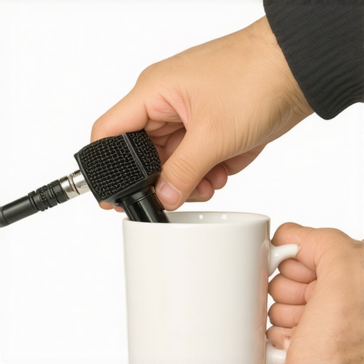How to Use a Coffee Mug to Keep Your Lav Mic Steady