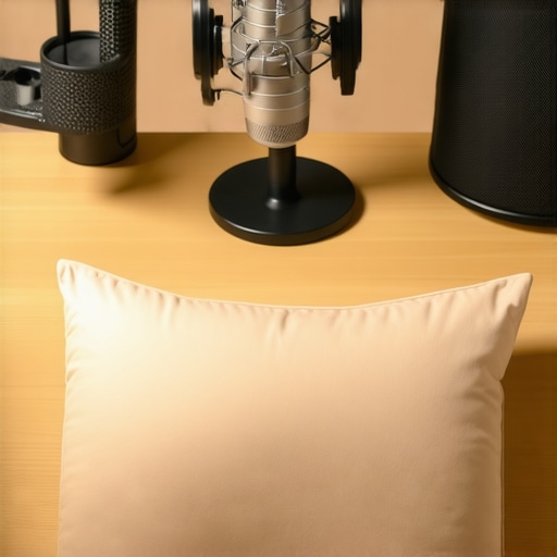 How to Use a Pillow to Stop Echo on Your Voiceover Desk