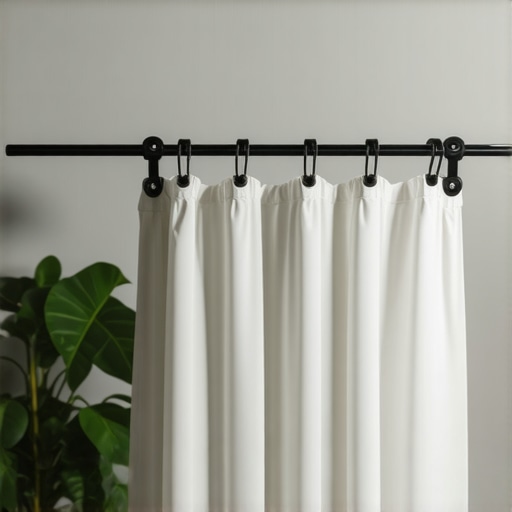 How to Use a Shower Rod for Cheap Professional Backdrop Support