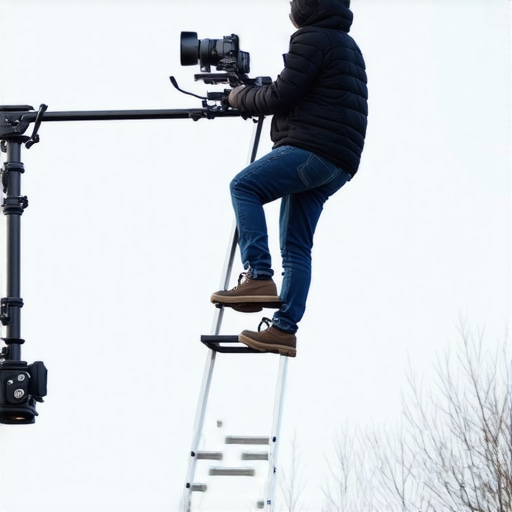 How to Use a Step Ladder as a Portable Camera Crane