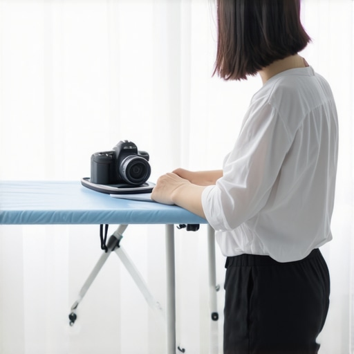How to Use an Ironing Board as a Temporary Camera Desk