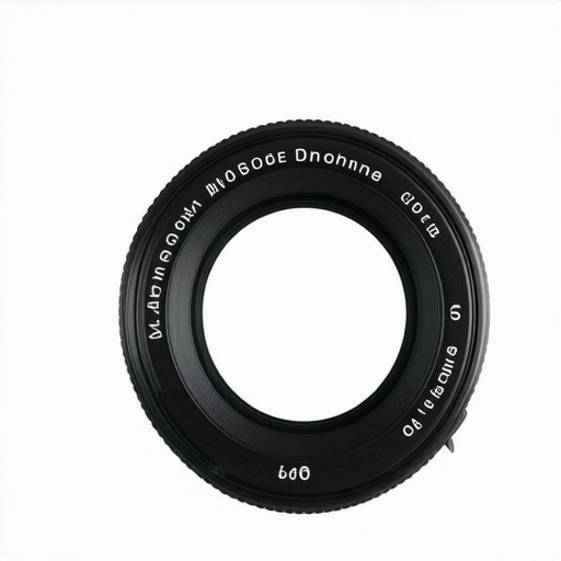 Camera lens with condensation in a studio setting