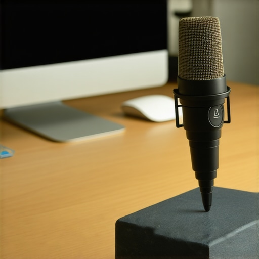 The $2 Yoga Block Trick for Leveling Your Desk Mic