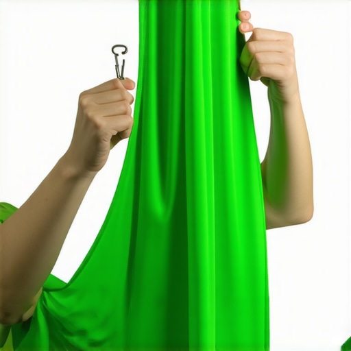 The Binder Clip Secret for Perfect Green Screen Tension