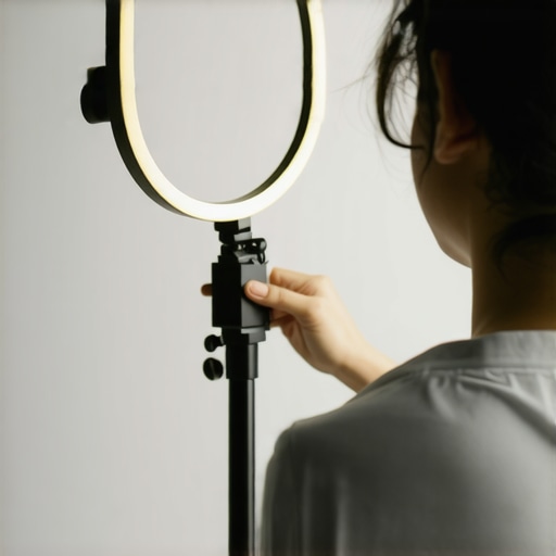 How We Mounted a Ring Light Without a Stand