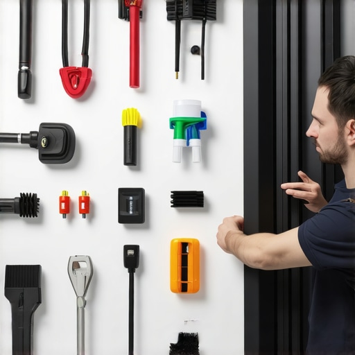Tools and supplies for maintaining a professional content creation studio.