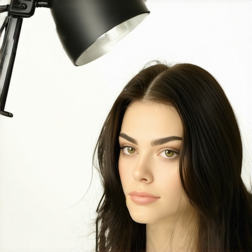 The $5 Desk Lamp Hack for Pro Hair Lighting