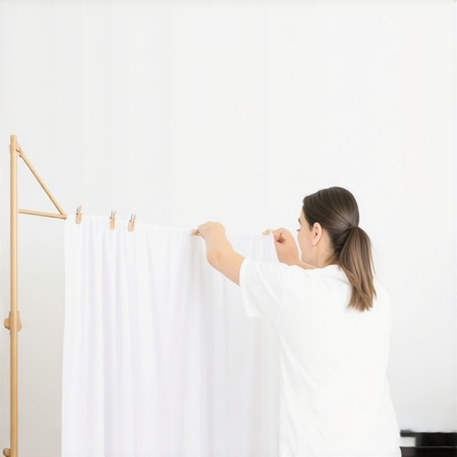 The Clothespin Hack for Managing Backdrop Creases