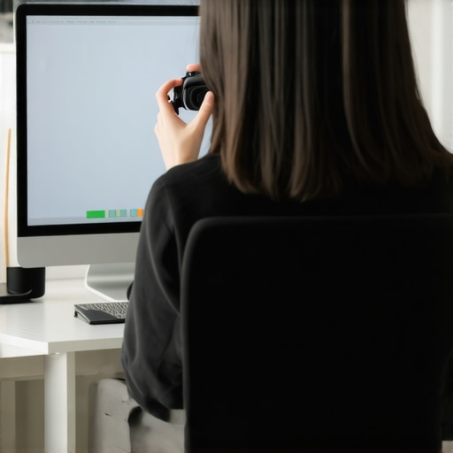 The Mirror Trick for Seeing Your Monitor from Behind the Camera