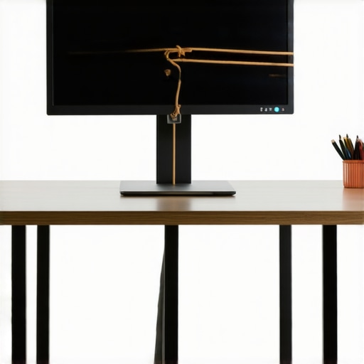The Rubber Band Trick for Wobbly Desk Mounts