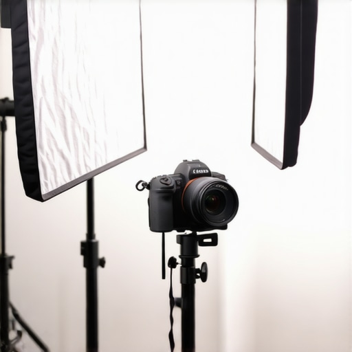 A professional creator studio featuring optimized lighting and acoustic treatment.