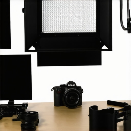 Advanced Studio Lighting Control for Creators A setup showing how to use flags and grids to control studio lighting for better cinematic depth.