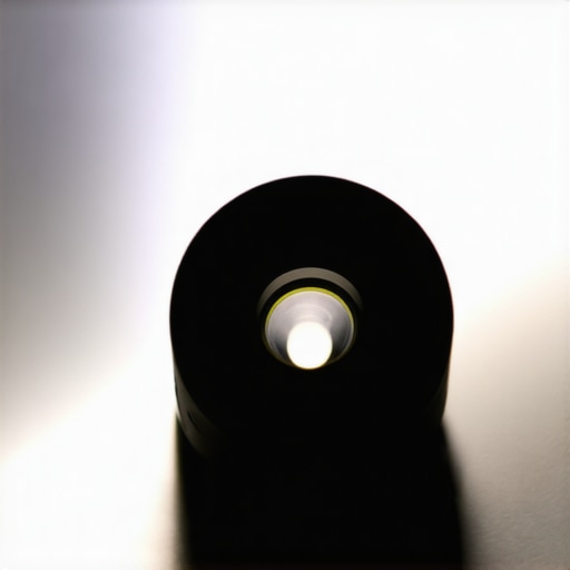 Checking for camera sensor dust using a flashlight