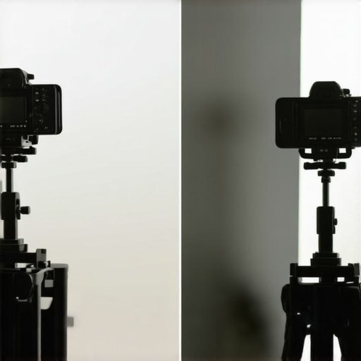 Visual comparison showing how lowering ISO and increasing light produces a cleaner image for content creators.