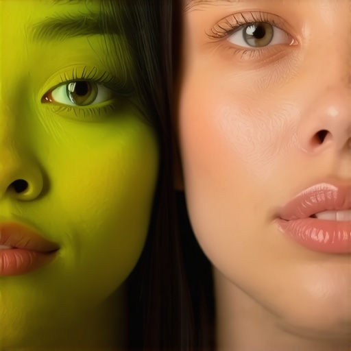 Comparison of CRI light quality on skin tones Visual demonstration of how Color Rendering Index affects video quality