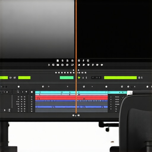 A split screen showing the difference between a faded limited range video and a vibrant full range video on a creator's monitor.