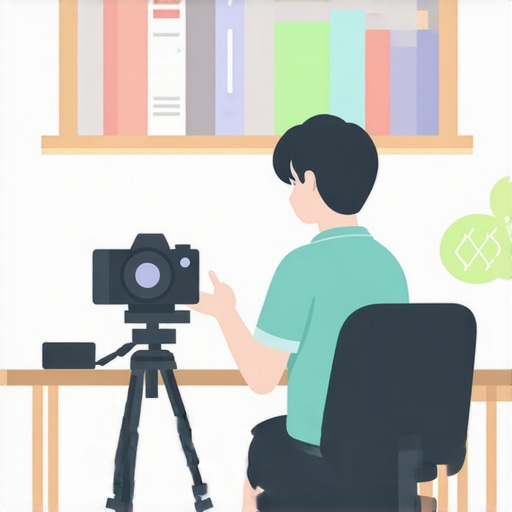 A diagram showing the physical distance needed between a creator and their background to achieve bokeh.