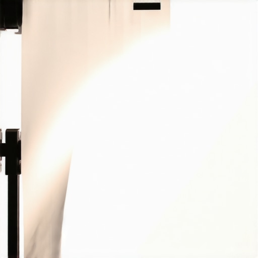 DIY Coffee Filter Diffusion Setup A white coffee filter attached to an LED panel for soft studio lighting