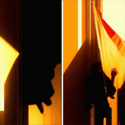 Side-by-side comparison of video contrast with and without a cardboard lens flag.