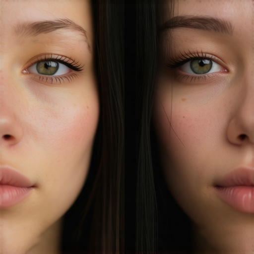 A comparison of flat vs professional 45-degree studio lighting for content creators.