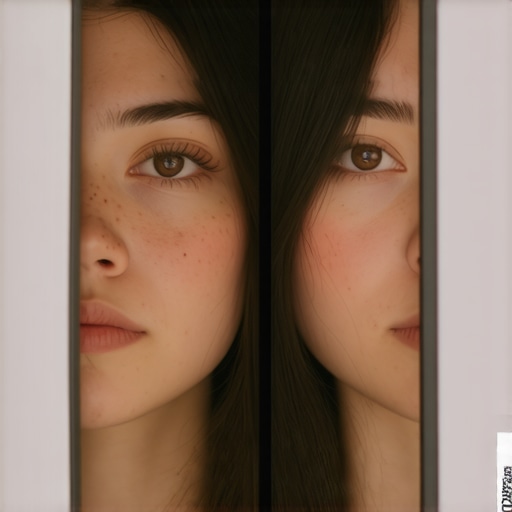 Comparison showing the difference between a small harsh light source and a large diffused softbox for video creators.