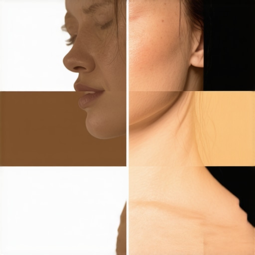 Comparison between poor and high quality lighting for content creation