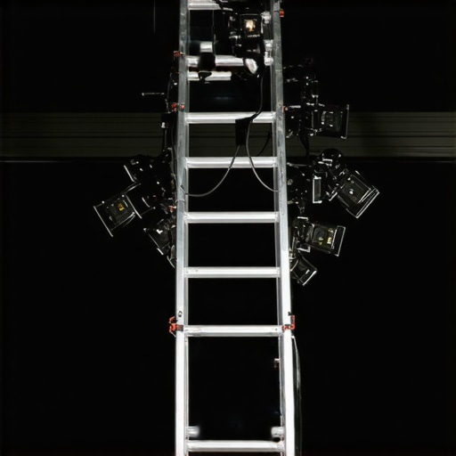 How to Use a Ladder as a Makeshift Lighting Grid