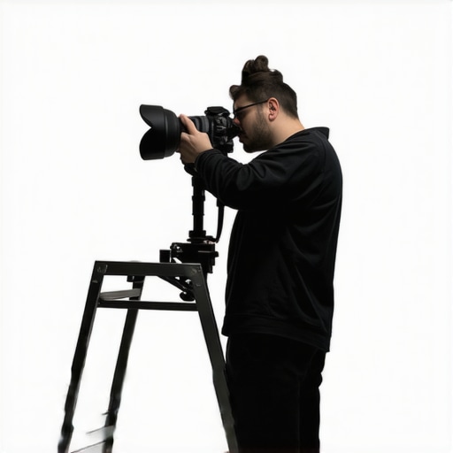 How to Use a Step Ladder for High Angle Camera Shots