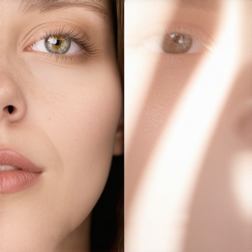 Comparison of harsh vs soft studio lighting on a creator