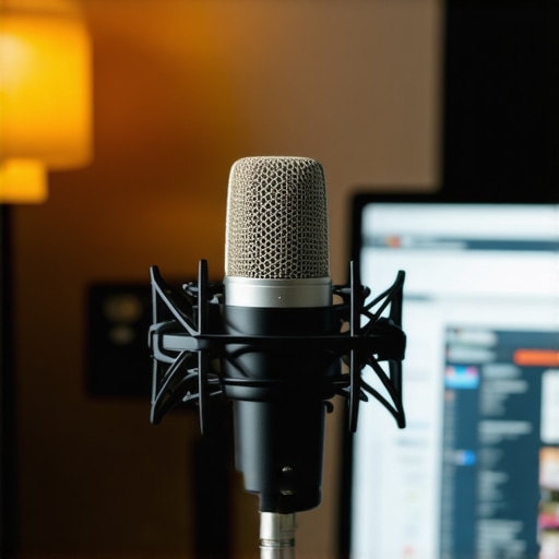 Demonstration of a cardioid microphone null point facing a noise source.