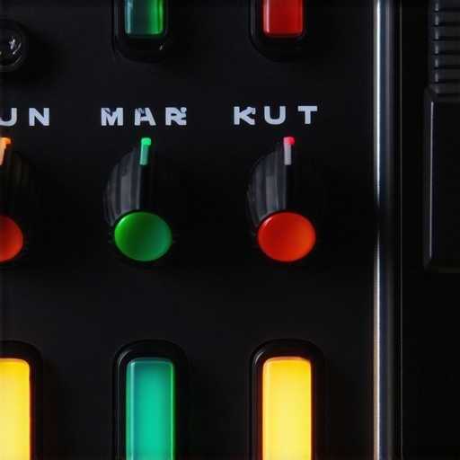 Optimizing Audio Interface Gain Close up of an audio interface gain knob showing optimal levels for clean recording.