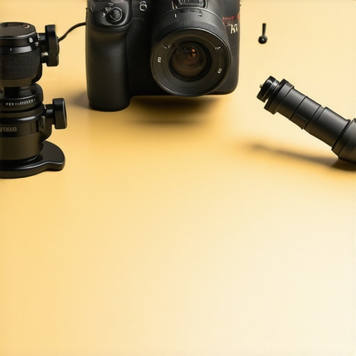 A clean and organized creator setup showing efficient cable management and professional gear placement.