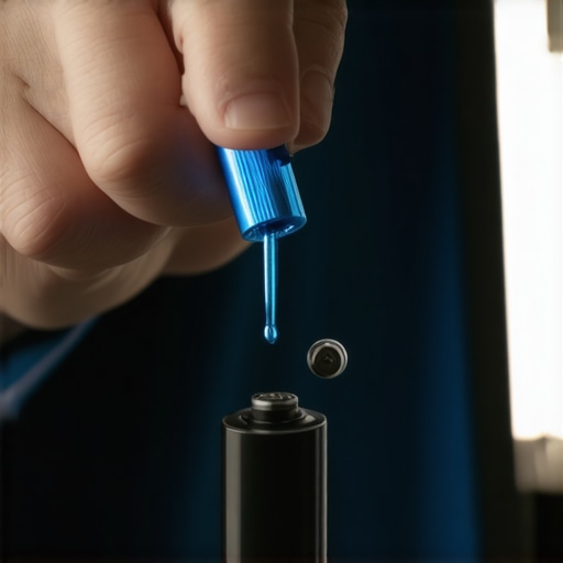 Applying threadlocker to camera gear to prevent screws from loosening in a creator setup