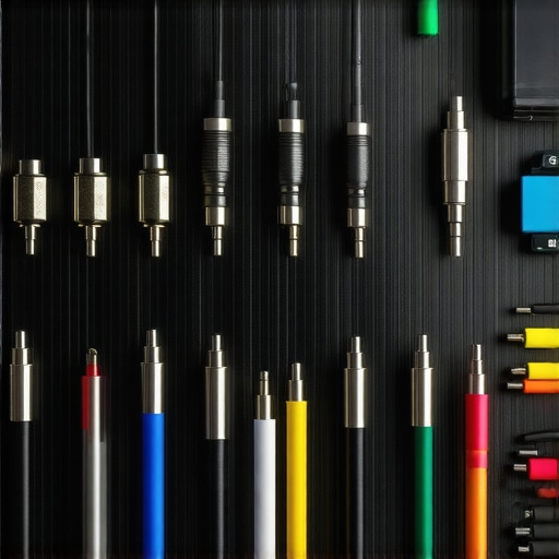 Organized studio cables using binder clips and professional mounts