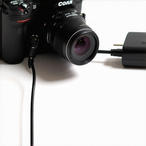 Mirrorless camera using a dummy battery for long-term power and heat management.