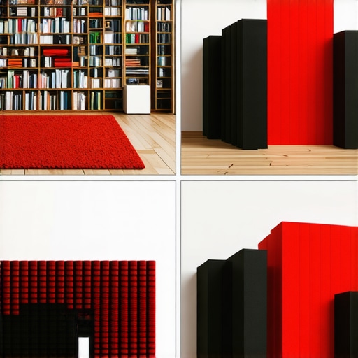A comparison showing effective studio diffusion versus ineffective acoustic foam.