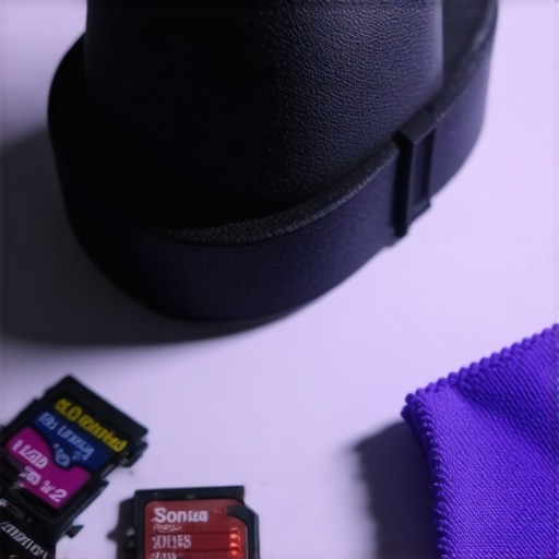 A creator performing maintenance on a camera sensor to ensure high-quality video production.