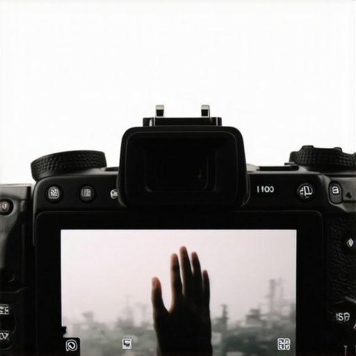 Close up of camera settings showing shutter speed 1/50 for natural motion blur