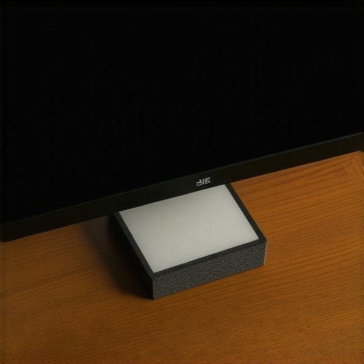 The Foam Block Move for Angling Desktop Monitors
