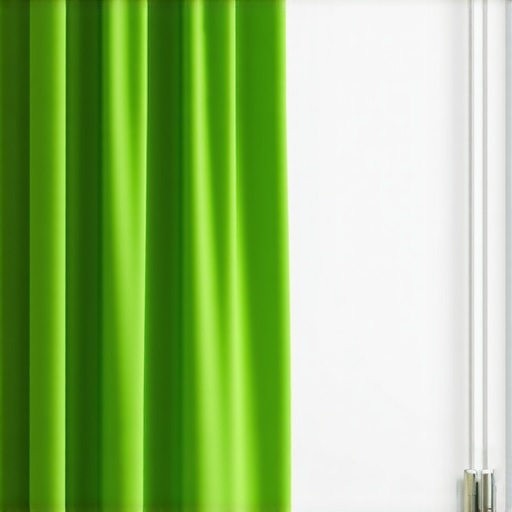 The Shower Rod Hack for Temporary Green Screens