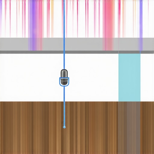 Diagram showing how sound reflects off ceilings and floors into a microphone despite a cardboard shield.